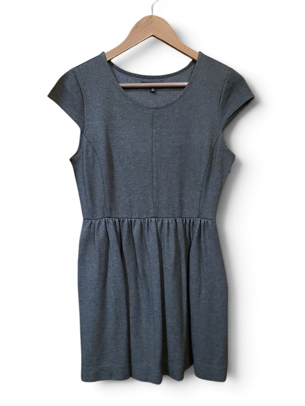 Women's Madewell Screenplay Ponte Knit Mini Dress Grey Medium Fit And Flare